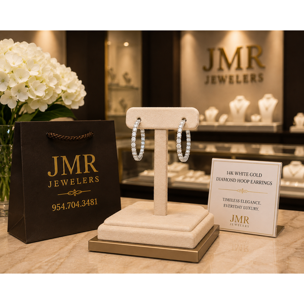 Lab Grown Diamond Earrings Image 2 JMR Jewelers Cooper City, FL