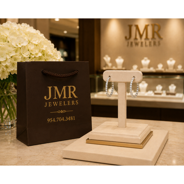 Lab Grown Diamond Earrings Image 2 JMR Jewelers Cooper City, FL