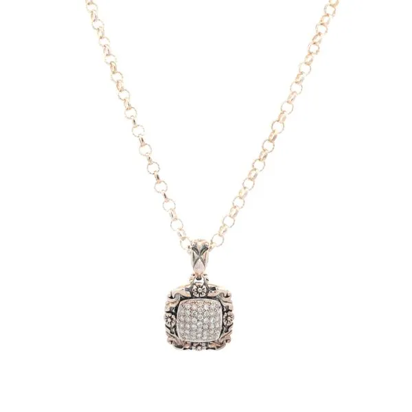 Silver Pendant with 0.35ct Diamond similar item image