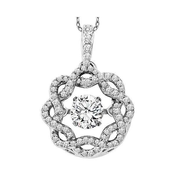 14Kt White Gold Diamond Pendant JMR Jewelers Cooper City, FL
