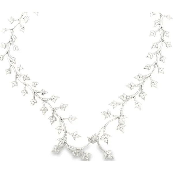 18K Gold Diamond Necklace