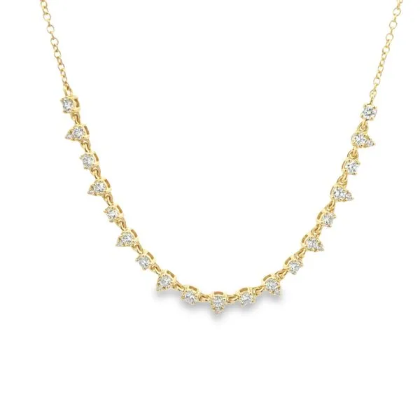 14Kt Yellow Gold Diamond Necklace JMR Jewelers Cooper City, FL