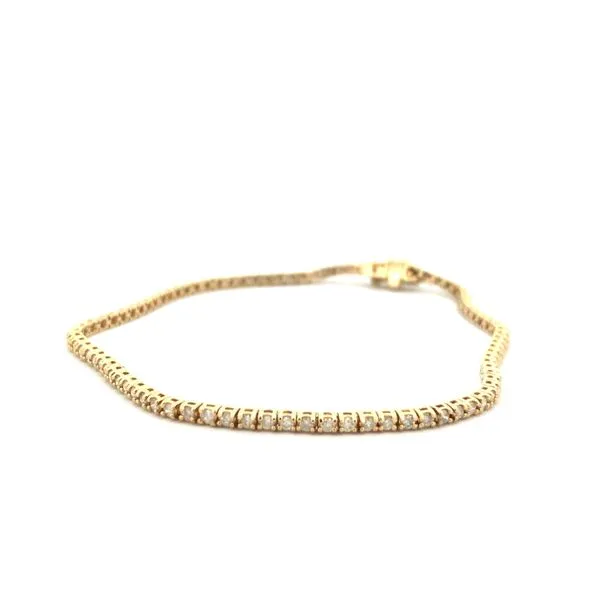 14Kt Yellow Gold 1.00ct Diamond Tennis Bracelet similar item image