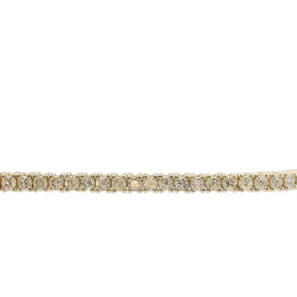 14Kt Yellow Gold Diamond Tennis Bracelet JMR Jewelers Cooper City, FL