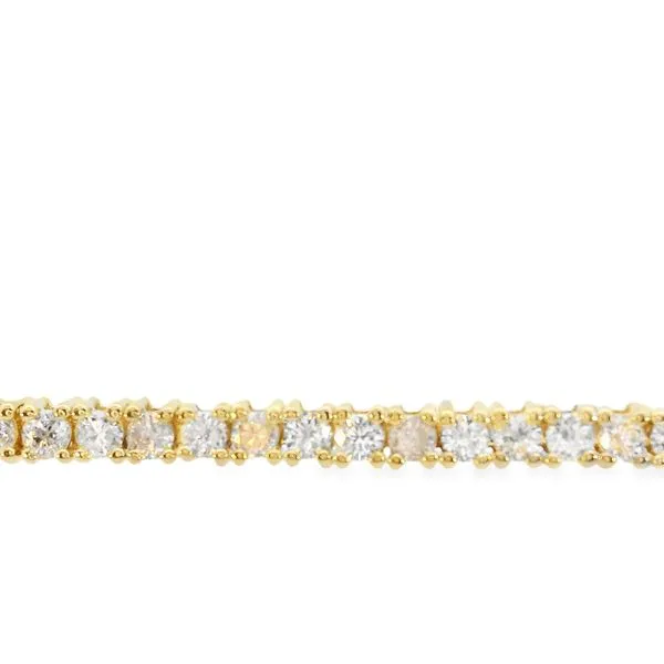 14Kt Yellow Diamond Tennis Bracelet Image 2 JMR Jewelers Cooper City, FL