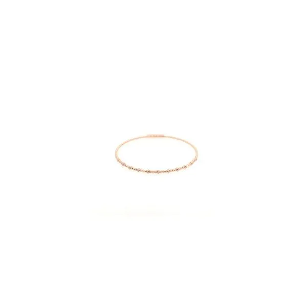 Rose Gold Diamond Bangle Bracelet