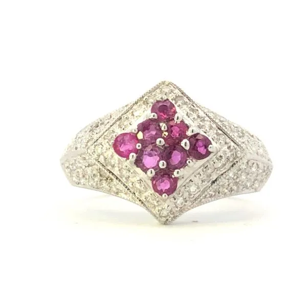14Kt Diamond Ruby Fashion Ring similar item image