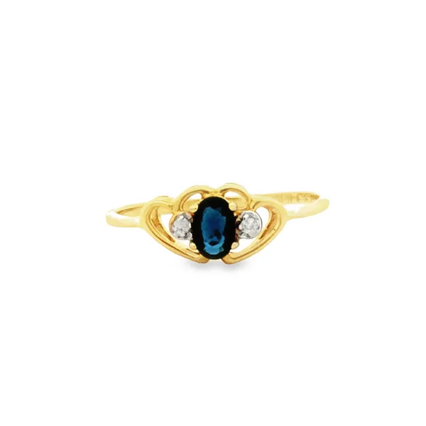 14Kt Diamond and Sapphire Fashion Ring JMR Jewelers Cooper City, FL