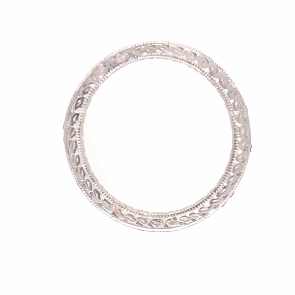 Platinum Diamond and Sapphire Fashion Ring Image 2 JMR Jewelers Cooper City, FL