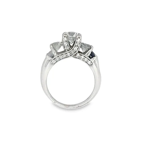 14K White Gold Sapphire Fashion Ring Image 2 JMR Jewelers Cooper City, FL