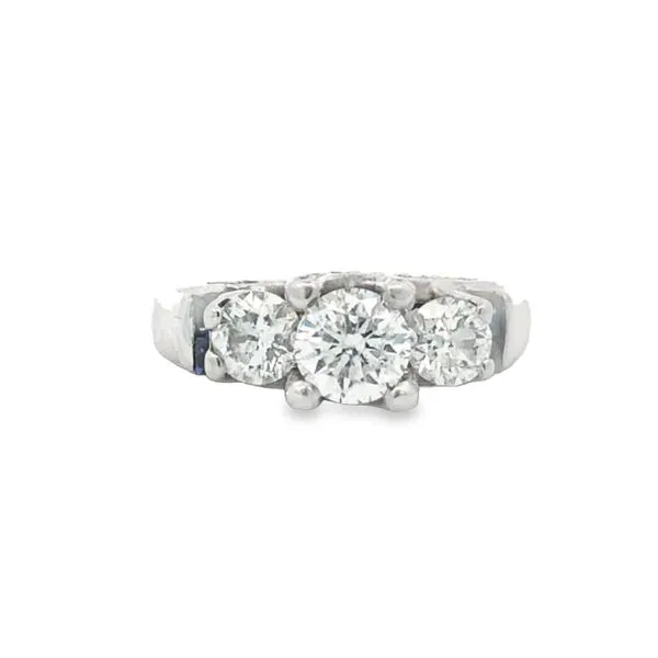 14K White Gold Sapphire Fashion Ring JMR Jewelers Cooper City, FL