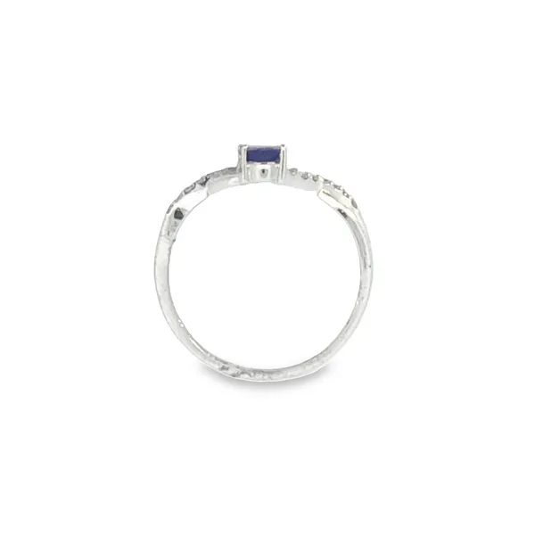 Fashion Ring with Tanzanite and Diamond Accents Image 2 JMR Jewelers Cooper City, FL