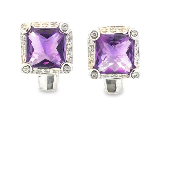 14Kt Yellow Amethyst Earrings similar item image