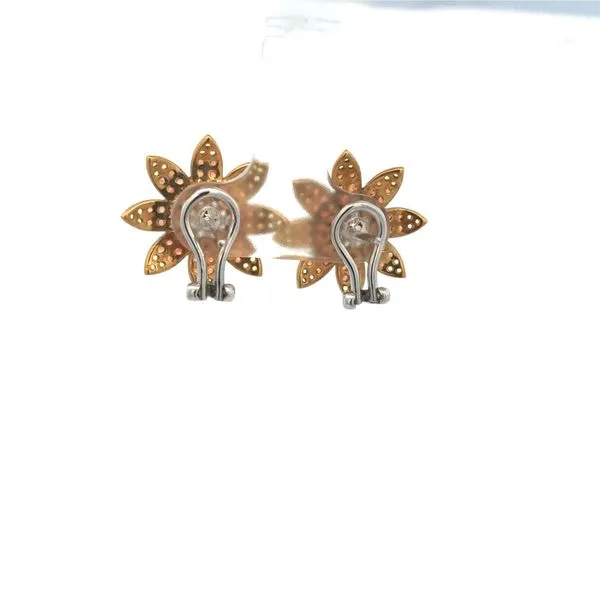 18K Yellow Gold Yellow Sapphire Earrings Image 2 JMR Jewelers Cooper City, FL