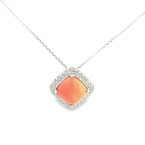 14K Yellow Gold Coral Pendant JMR Jewelers Cooper City, FL