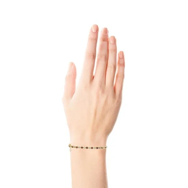 14Kt Yellow Gold Diamond and Ruby Tennis Bracelet Image 2 JMR Jewelers Cooper City, FL