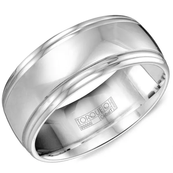 White Cobalt Wedding Band JMR Jewelers Cooper City, FL