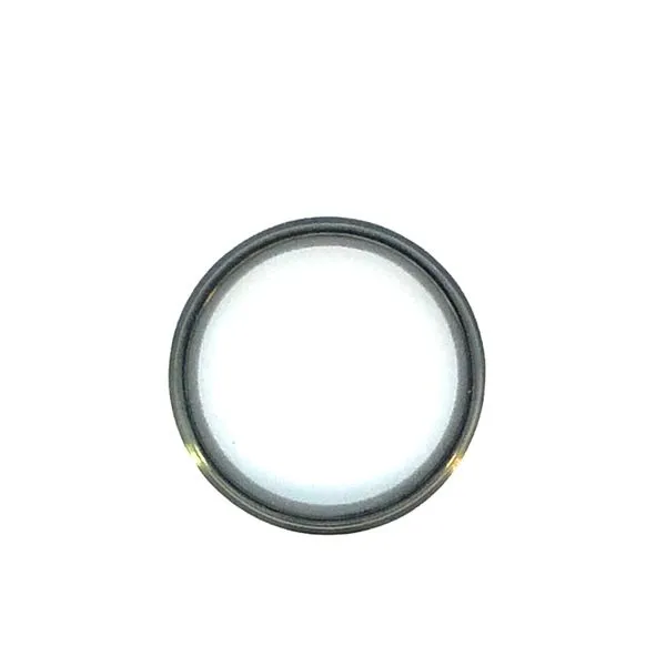Zirconium Cross Satin Black Polish Wedding Band Image 2 JMR Jewelers Cooper City, FL