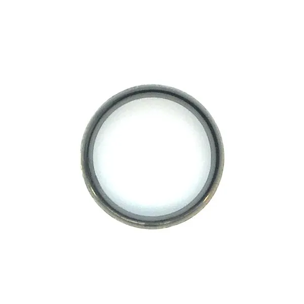 Zirconium Meteorite Polish Wedding Band Image 2 JMR Jewelers Cooper City, FL