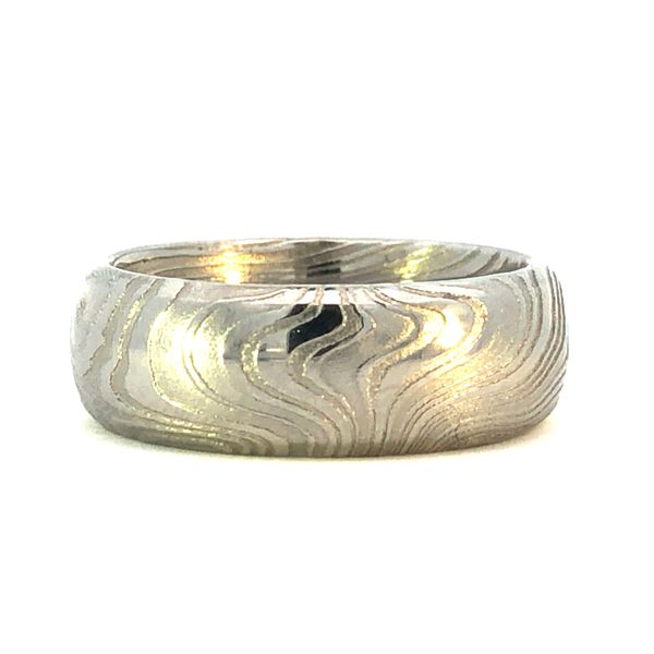 Damascus Marble Men's Wedding Band JMR Jewelers Cooper City, FL