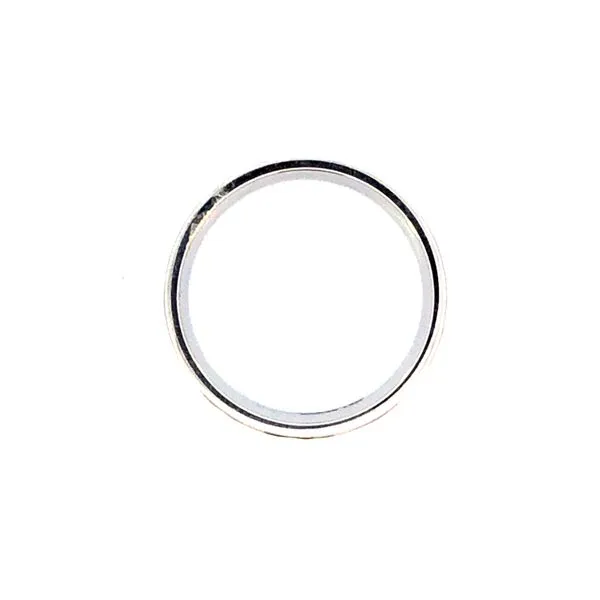 14KR Cobalt Chrome Hammer/Polish Wedding Band