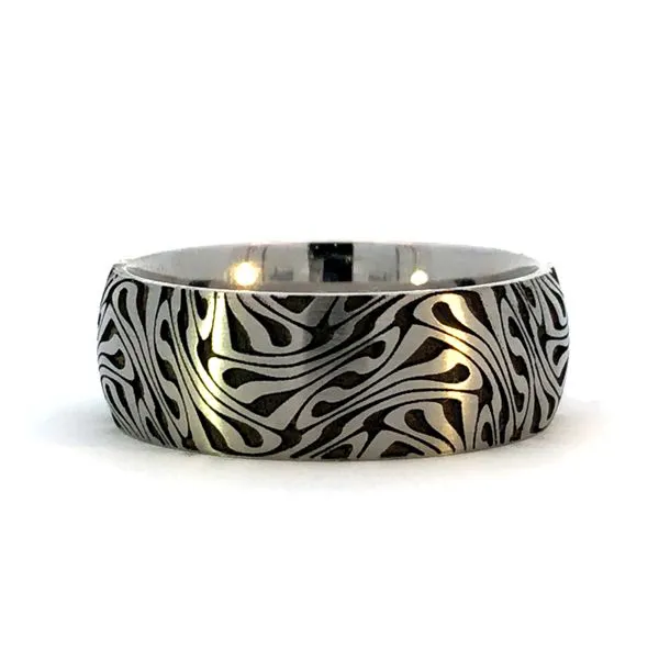 Cobalt Chrome Satin Wedding Band