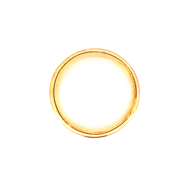 14KY Hardwood/Polish Wedding Band Image 2 JMR Jewelers Cooper City, FL