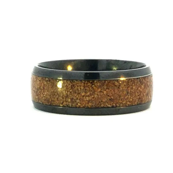 Zirconium Tandino Satin Wedding Band