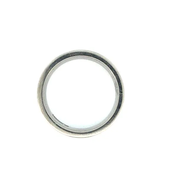 Titanium Silver CF/MGA Ridgeway Blue Wedding Band