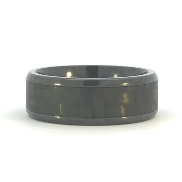Zirconium CF Polish Wedding Band