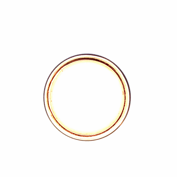 14Kt Rose Gold Zirconium Satin/Polish Wedding Band Image 2 JMR Jewelers Cooper City, FL