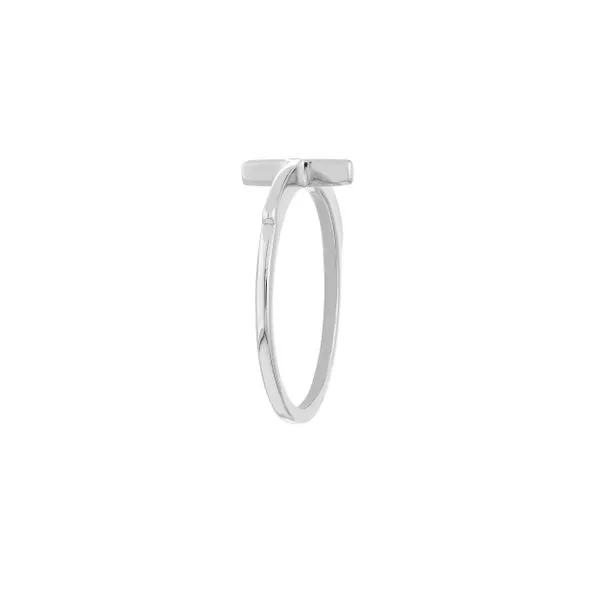 14K White Gold Cross Fashion Ring Image 3 JMR Jewelers Cooper City, FL