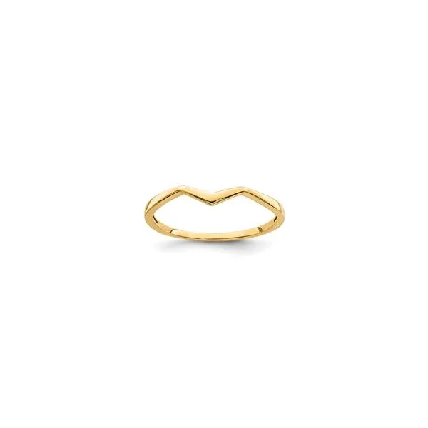 14Kt Yellow Gold Zigzag Fashion Ring