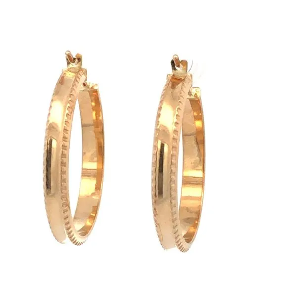 14Kt Yellow Gold Womens Earrings