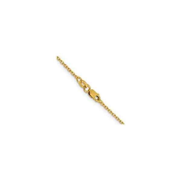 14K Yellow Gold Diamond Cut Rolo Chain JMR Jewelers Cooper City, FL