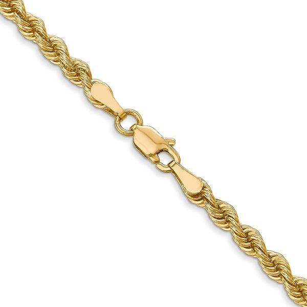 14Kt Yellow 3mm Solid Rope Chain JMR Jewelers Cooper City, FL