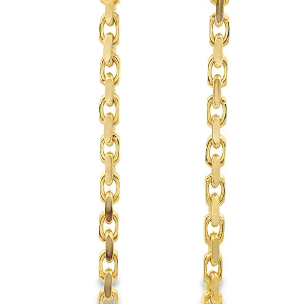 14Kt Yellow Gold Square Rolo 22" Chain JMR Jewelers Cooper City, FL