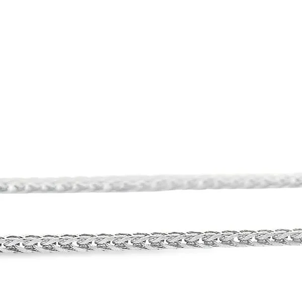 14Kt White .8mm Wheat Chain 18" JMR Jewelers Cooper City, FL