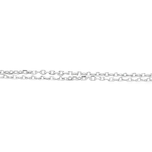 14Kt White Gold Rolo Chain JMR Jewelers Cooper City, FL