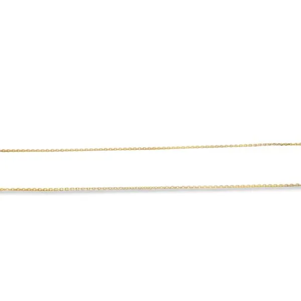 14Kt Yellow Cable Chain 18