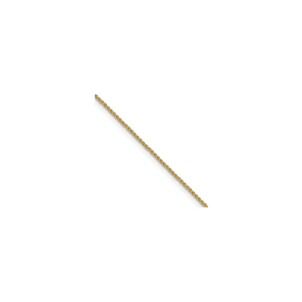 14K Yellow Gold Baby Spiga Adjustable Chain