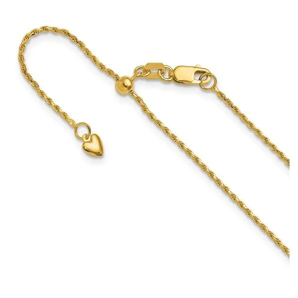 14K Yellow Gold Rope Chain