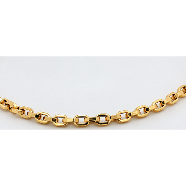14K Yellow Gold Oval Link Necklace JMR Jewelers Cooper City, FL