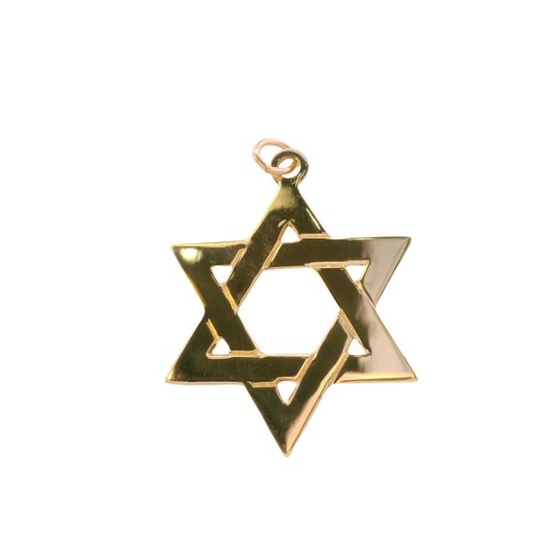 14K Yellow Gold Star of David Charm JMR Jewelers Cooper City, FL