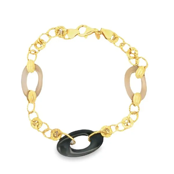 14KYG Smoky Quartz Bracelet