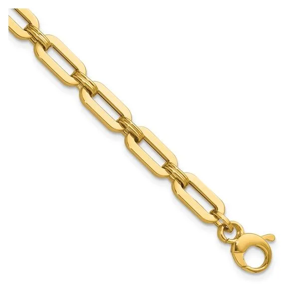 14Kt Yellow Gold Fancy Link Bracelet