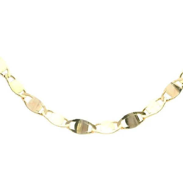 14Kt Yellow Gold Mirrored Valentino Anklet similar item image