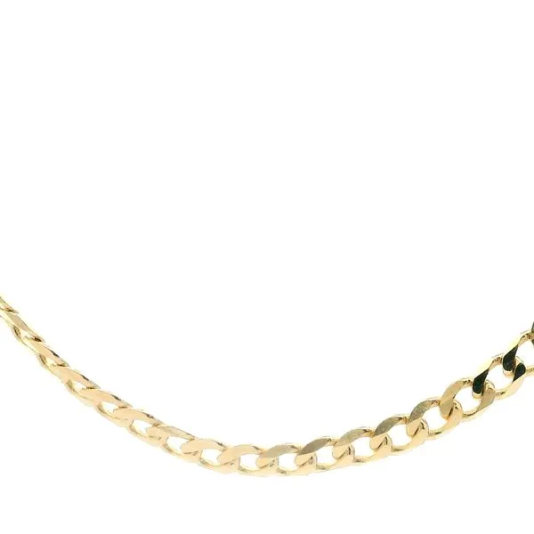 14Kt Yellow Gold Curb Chain Anklet JMR Jewelers Cooper City, FL