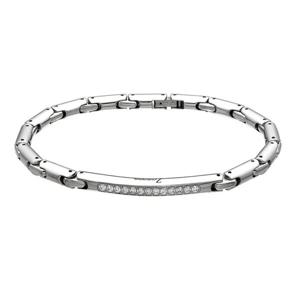 Stainless Steel Sapphire Bracelet JMR Jewelers Cooper City, FL