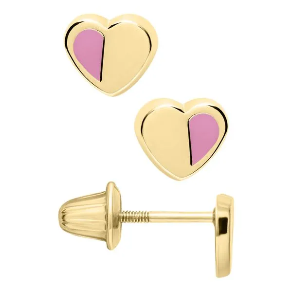 Children's 14 karat gold earrings outlet